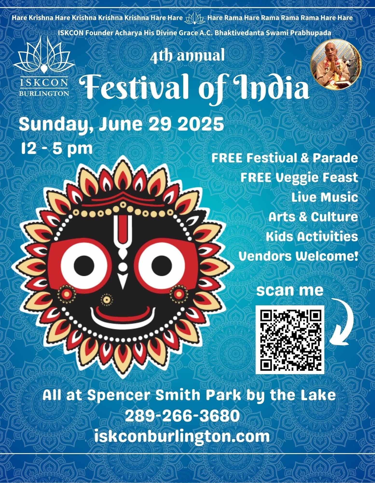 ISKCON Burlington Rathyatra 2025